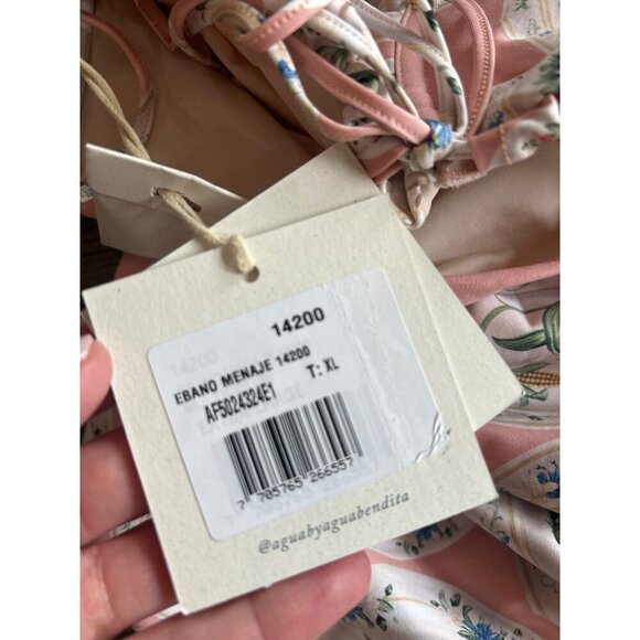 Agua by Agua Bendita Ebano Menaje One Piece Multicolor Womens Size XL - Picture 13 of 14